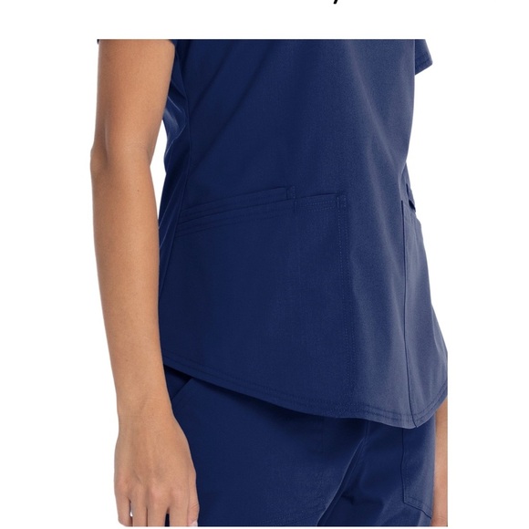 Scrubstar Women's Core Essentials Stretch V-Neck Scrub Top - Picture 5 of 6